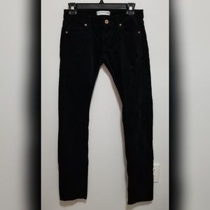 Uniqlo Ines de la Fressance black velvety pants